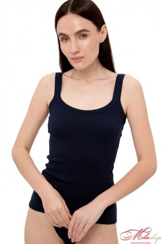 Бавовняна майка жіноча у "рубчик" Luna L044r 